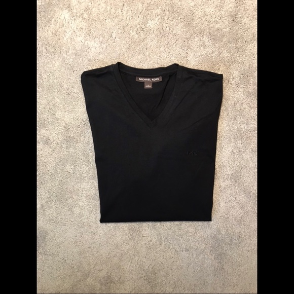 Michael Kors Tops - Michael Kors • Black V-Neck Shirt